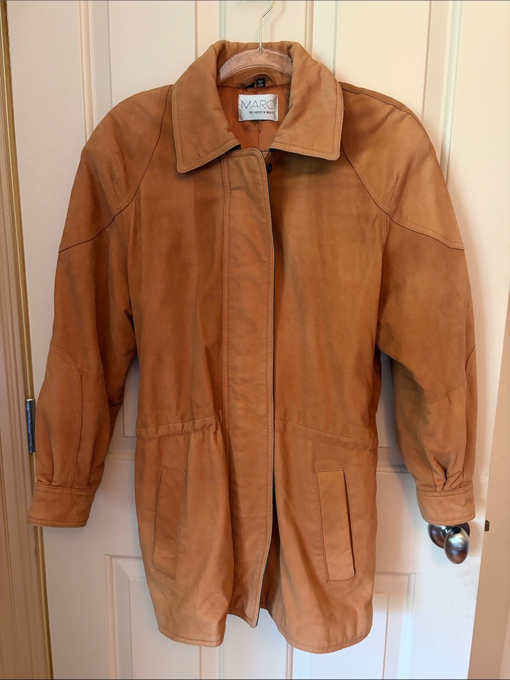 Marc New York Women’s Tan Suede Long Jacket